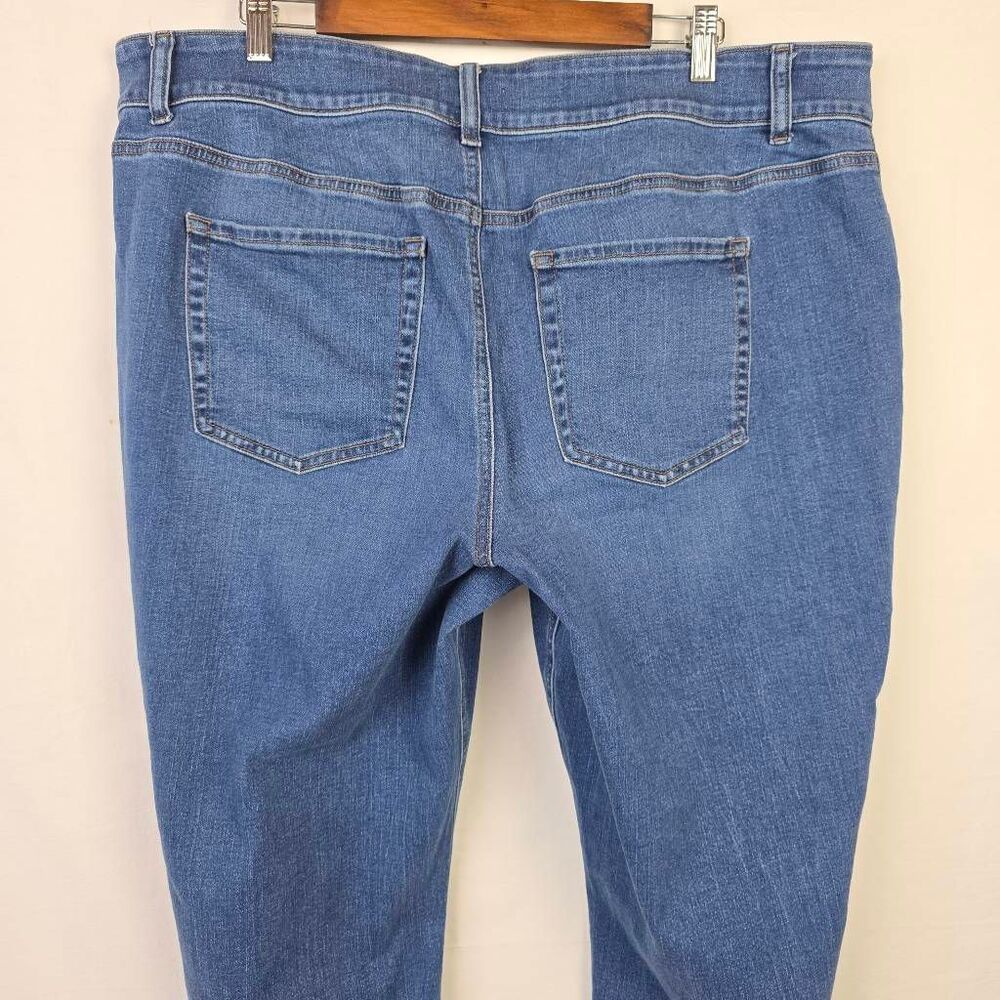 M Jeans by Maurices 22W Curvy High Rise Slim Straight Ankle - Picture 9 of 10